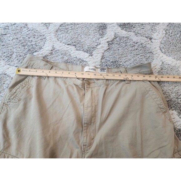 Levi's Men Shorts Size 42 Khaki Carrier Cargo Relaxed Fit Baggy Canvas Long - Picture 3 of 7